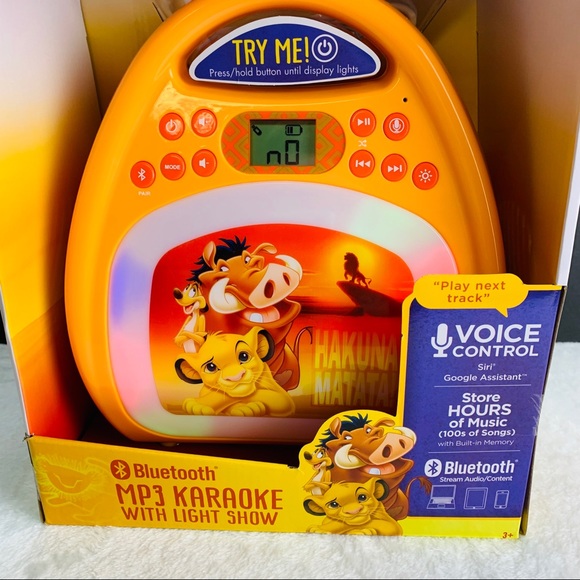 Disney Toys Disney Lion King Karaoke Machine Headphones Music